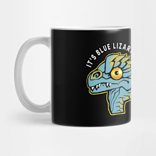 Blue lizard Mug